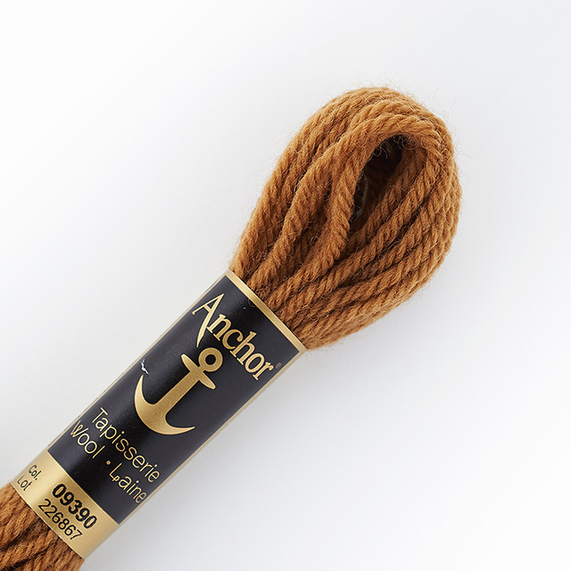 刺しゅう材料 Anchor-アンカー- タピセリーウール/ウール刺繍糸（342301） 色番9390 (H)_5a_