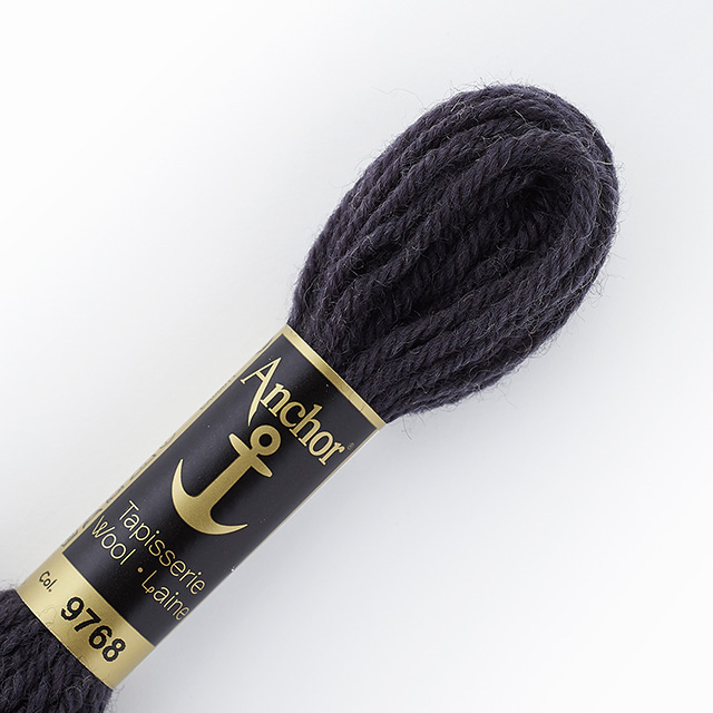 刺しゅう材料 Anchor-アンカー- タピセリーウール/ウール刺繍糸（342301） 色番9768 (H)_5a_