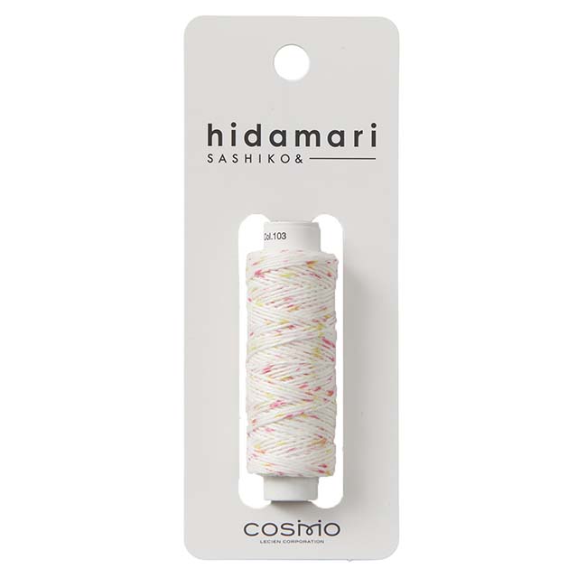 刺し子糸 cosmo-コスモ- hidamari 点絣 103.花火 06Bg99_