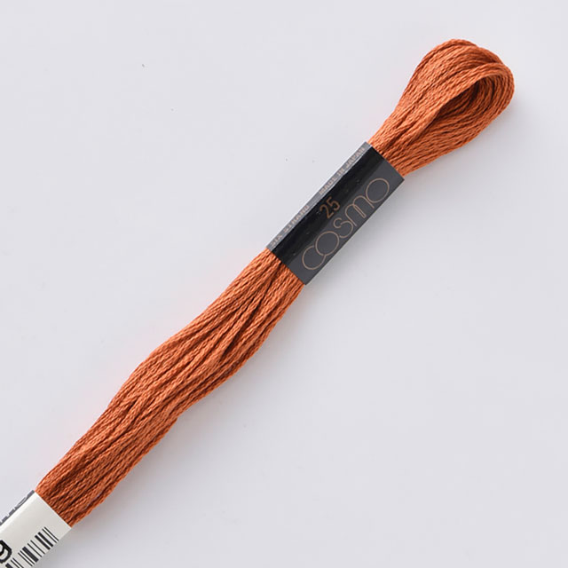 刺しゅう材料 cosmo-コスモ- 刺繍糸 25番 色番129 06Bg99_