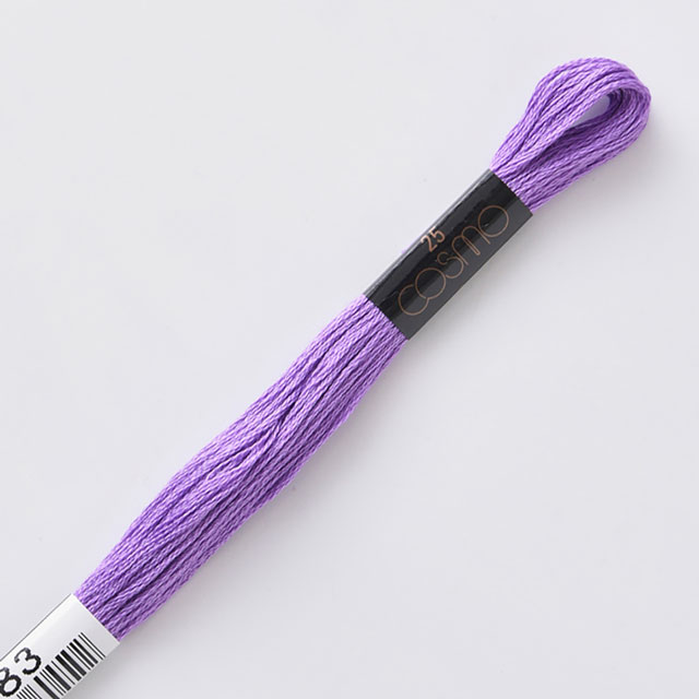 刺しゅう材料 cosmo-コスモ- 刺繍糸 25番 色番283 (H)_5a_