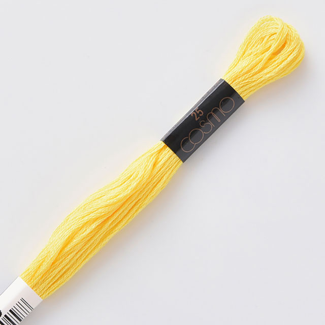 刺しゅう材料 cosmo-コスモ- 刺繍糸 25番 色番300 (H)_5a_