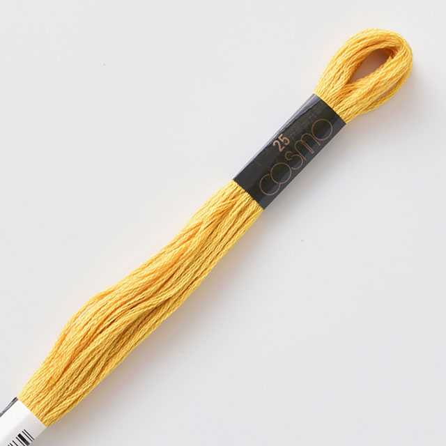 刺しゅう材料 cosmo-コスモ- 刺繍糸 25番 色番702 06Bg99_