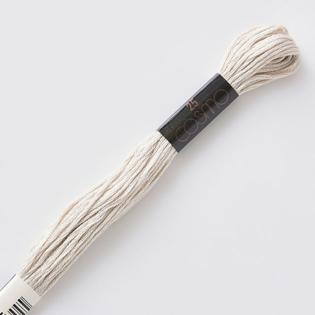 刺しゅう材料 cosmo-コスモ- 刺繍糸 25番 色番711 (H)_5a_