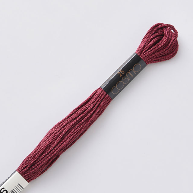 刺しゅう材料 cosmo-コスモ- 刺繍糸 25番 色番436 99Zz99_
