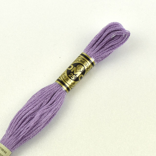 刺しゅう材料 DMC 刺繍糸 25番 色番155 (H)_5a_