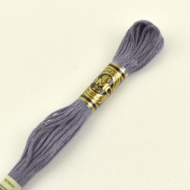 刺しゅう材料 DMC 刺繍糸 25番 色番161 (H)_5a_