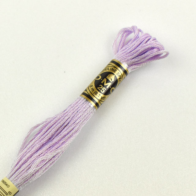 刺しゅう材料 DMC 刺繍糸 25番 色番211 06Bg99_