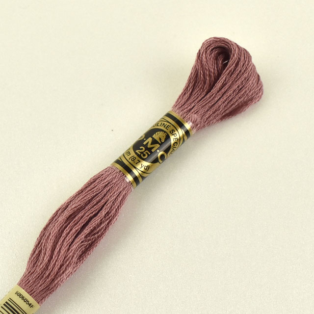 刺しゅう材料 DMC 刺繍糸 25番 色番223 06Bg99_