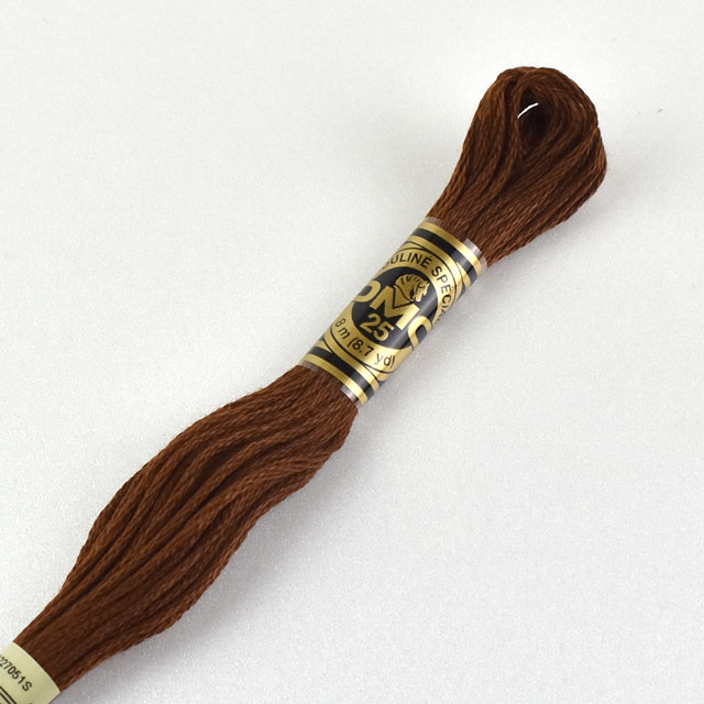 刺しゅう材料 DMC 刺繍糸 25番 色番300 (H)_5a_