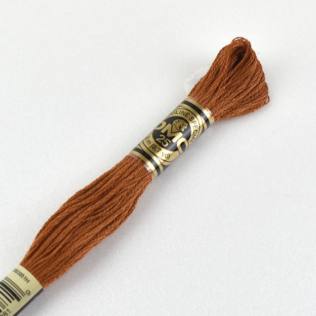 刺しゅう材料 DMC 刺繍糸 25番 色番301 (H)_5a_