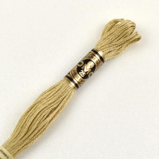 刺しゅう材料 DMC 刺繍糸 25番 色番3046 06Bg99_
