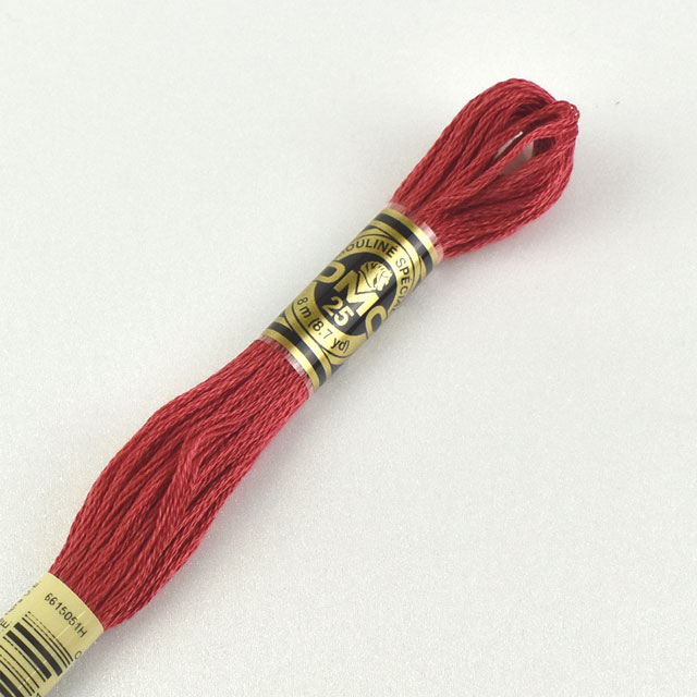 刺しゅう材料 DMC 刺繍糸 25番 色番309 (H)_5a_
