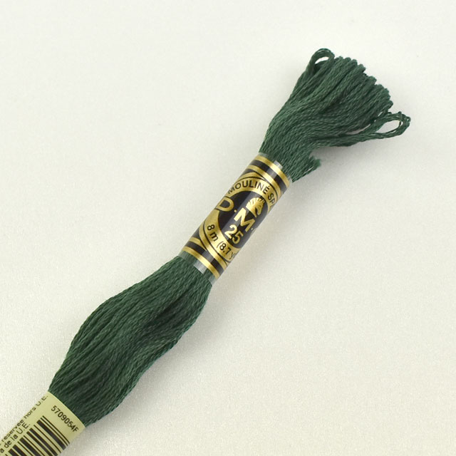 刺しゅう材料 DMC 刺繍糸 25番 色番319 (H)_5a_