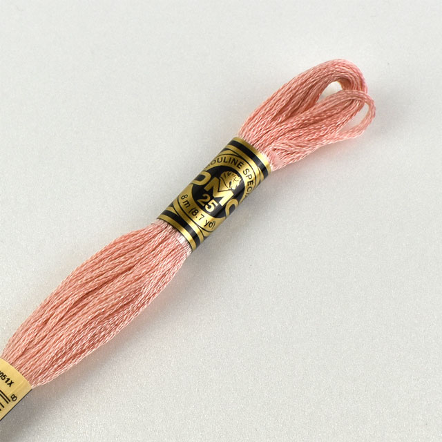 刺しゅう材料 DMC 刺繍糸 25番 色番3326 (H)_5a_