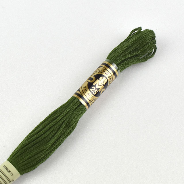 刺しゅう材料 DMC 刺繍糸 25番 色番3345 (H)_5a_