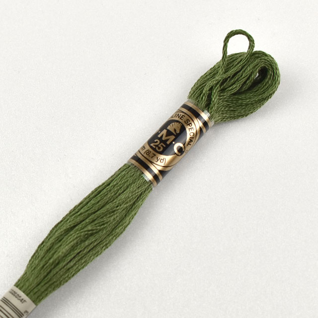 刺しゅう材料 DMC 刺繍糸 25番 色番3346 (H)_5a_