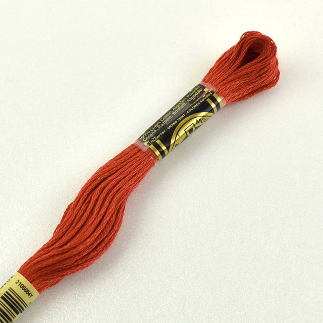 刺しゅう材料 DMC 刺繍糸 25番 色番349 (H)_5a_