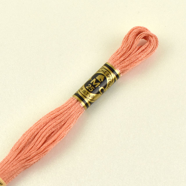 刺しゅう材料 DMC 刺繍糸 25番 色番352 (H)_5a_