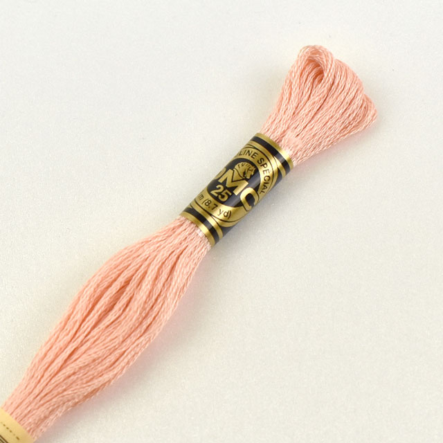 刺しゅう材料 DMC 刺繍糸 25番 色番353 (H)_5a_