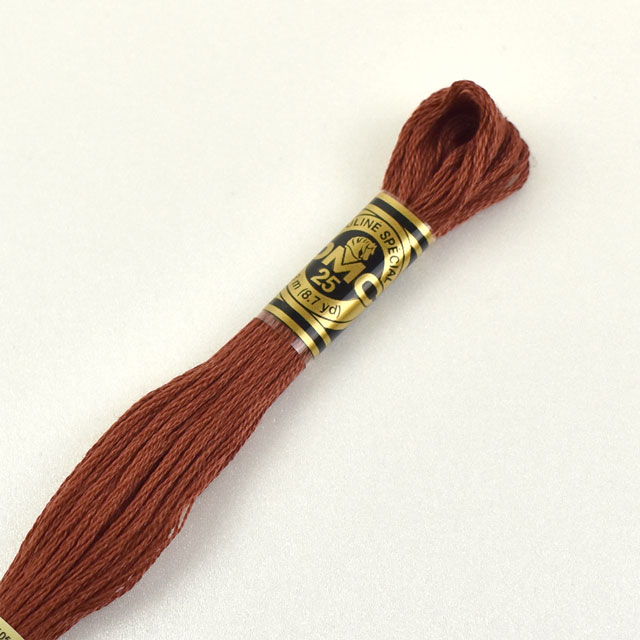 刺しゅう材料 DMC 刺繍糸 25番 色番355 (H)_5a_