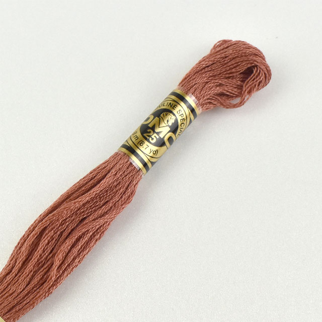 刺しゅう材料 DMC 刺繍糸 25番 色番356 (H)_5a_