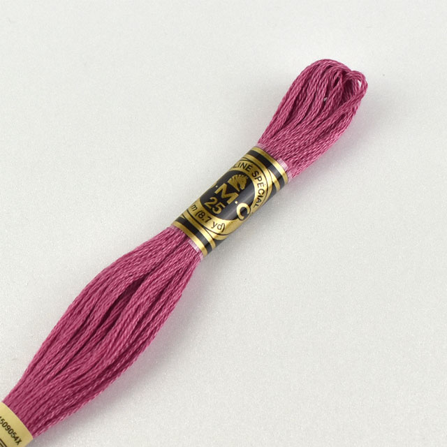 刺しゅう材料 DMC 刺繍糸 25番 色番3607 (H)_5a_
