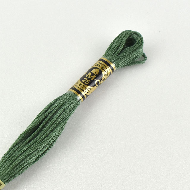 刺しゅう材料 DMC 刺繍糸 25番 色番367 (H)_5a_