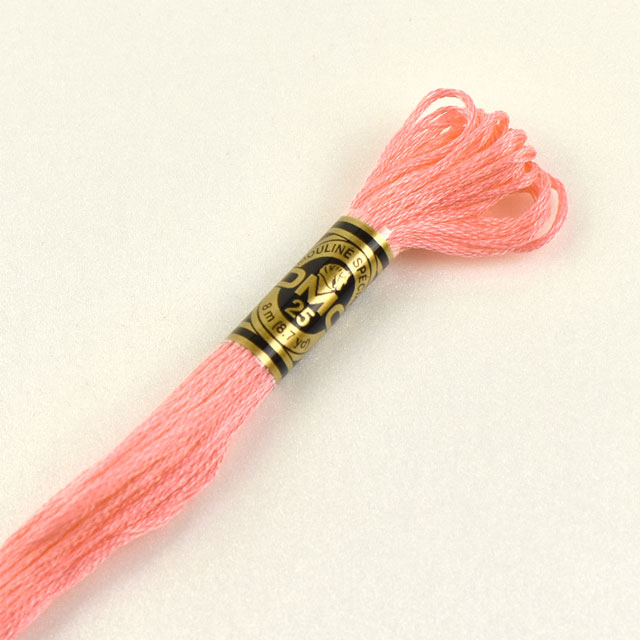 刺しゅう材料 DMC 刺繍糸 25番 色番3708 (H)_5a_