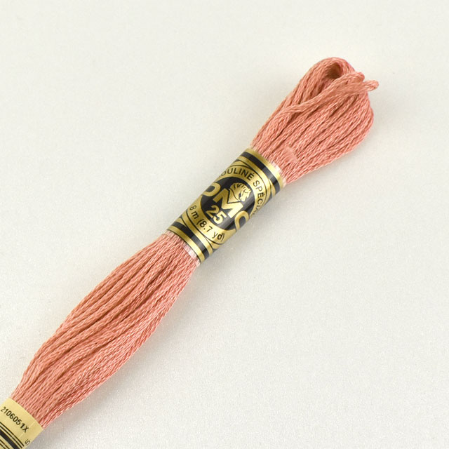刺しゅう材料 DMC 刺繍糸 25番 色番3733 (H)_5a_