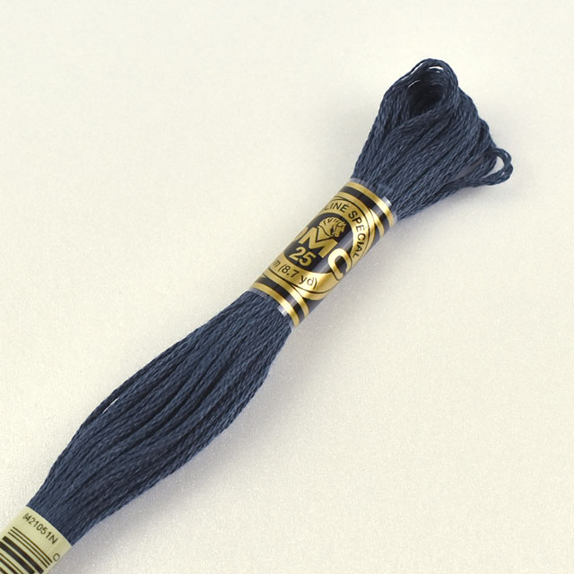 刺しゅう材料 DMC 刺繍糸 25番 色番3750 (H)_5a_