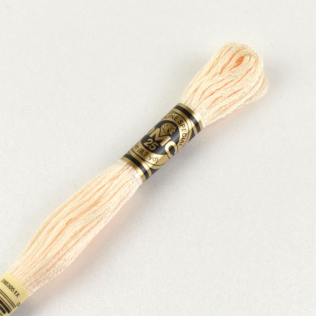 刺しゅう材料 DMC 刺繍糸 25番 色番3770 (H)_5a_