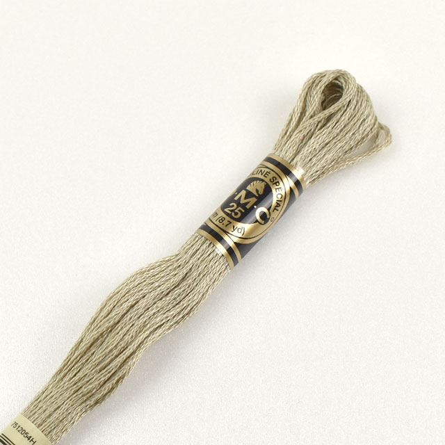 刺しゅう材料 DMC 刺繍糸 25番 色番3782 (H)_5a_