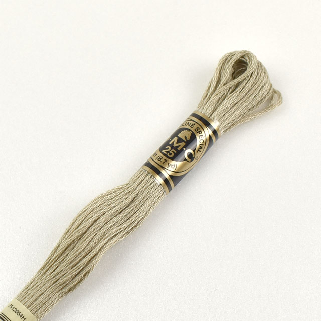 刺しゅう材料 DMC 刺繍糸 25番 色番3782 06Bg99_