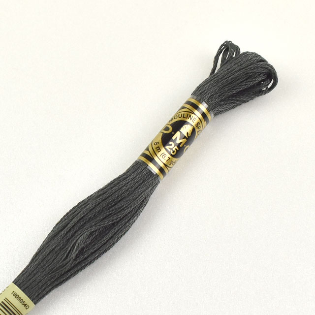 刺しゅう材料 DMC 刺繍糸 25番 色番3799 06Bg99_