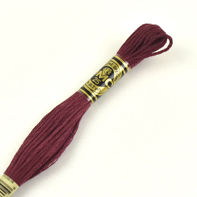 刺しゅう材料 DMC 刺繍糸 25番 色番3802 (H)_5a_