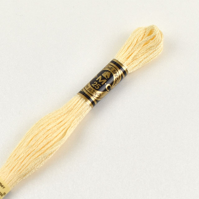 刺しゅう材料 DMC 刺繍糸 25番 色番3823 (H)_5a_