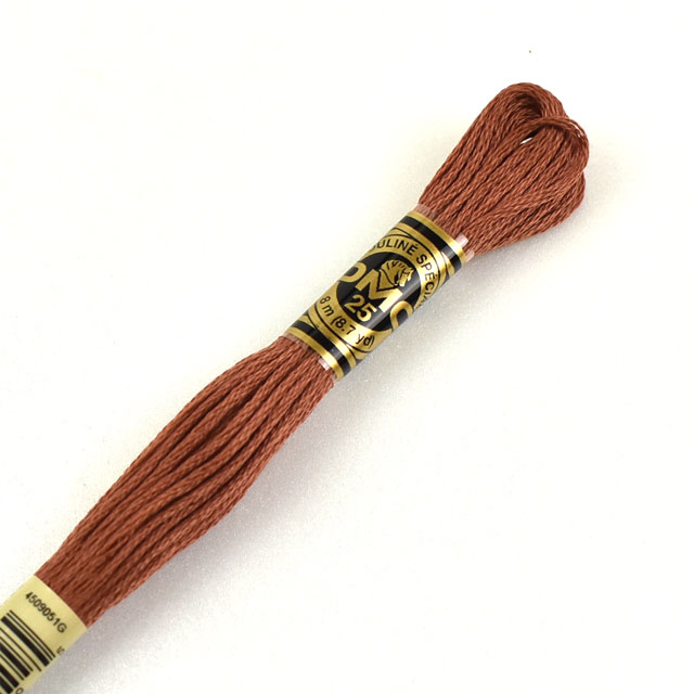 刺しゅう材料 DMC 刺繍糸 25番 色番3830 (H)_5a_
