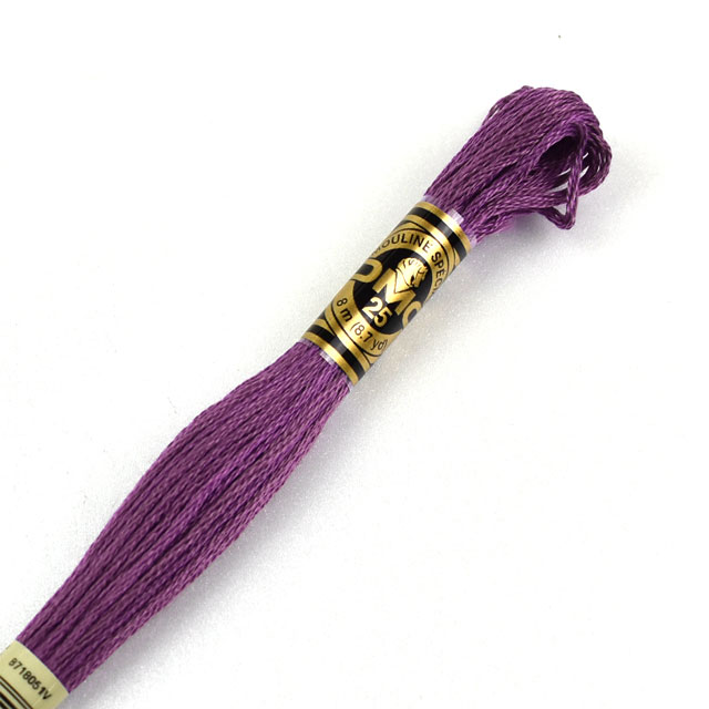刺しゅう材料 DMC 刺繍糸 25番 色番3837 (H)_5a_