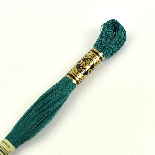 刺しゅう材料 DMC 刺繍糸 25番 色番3847 (H)_5a_
