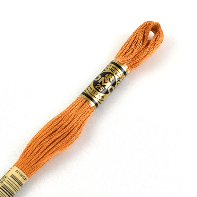 刺しゅう材料 DMC 刺繍糸 25番 色番3853 (H)_5a_