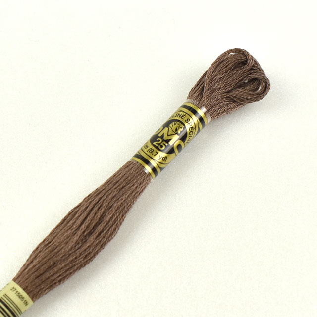 刺しゅう材料 DMC 刺繍糸 25番 色番3860 (H)_5a_