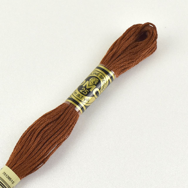 刺しゅう材料 DMC 刺繍糸 25番 色番400 (H)_5a_