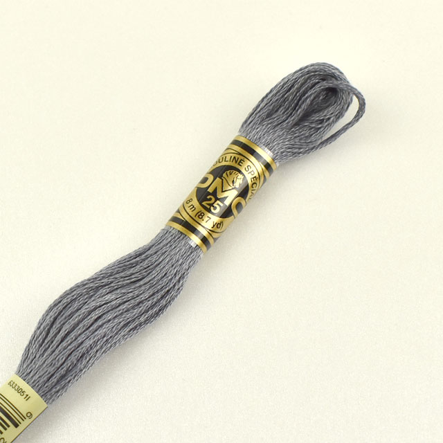 刺しゅう材料 DMC 刺繍糸 25番 色番414 (H)_5a_
