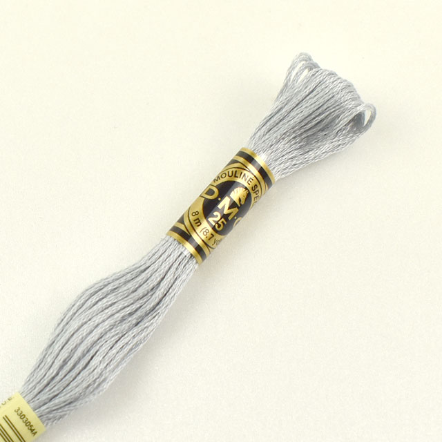 刺しゅう材料 DMC 刺繍糸 25番 色番415 (H)_5a_