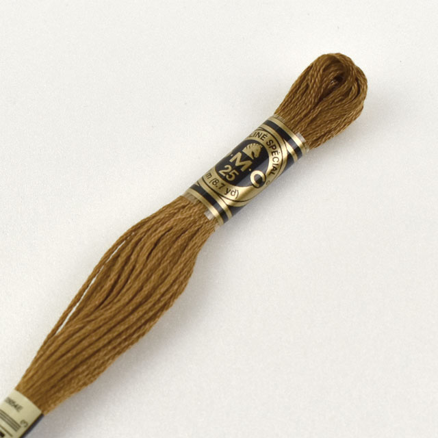 刺しゅう材料 DMC 刺繍糸 25番 色番420 (H)_5a_