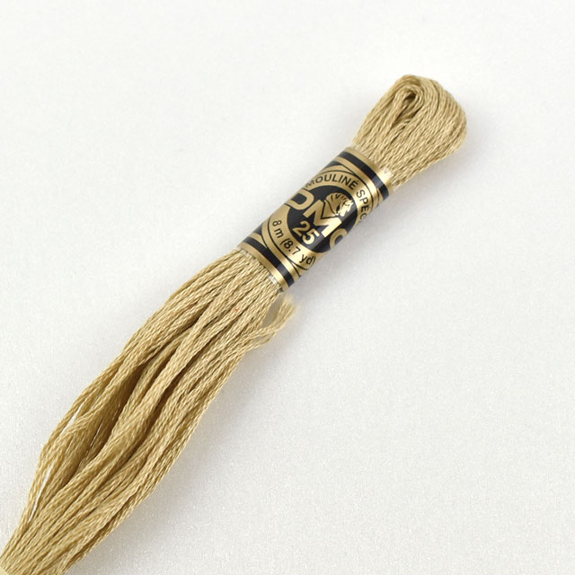 刺しゅう材料 DMC 刺繍糸 25番 色番422 06Bg99_