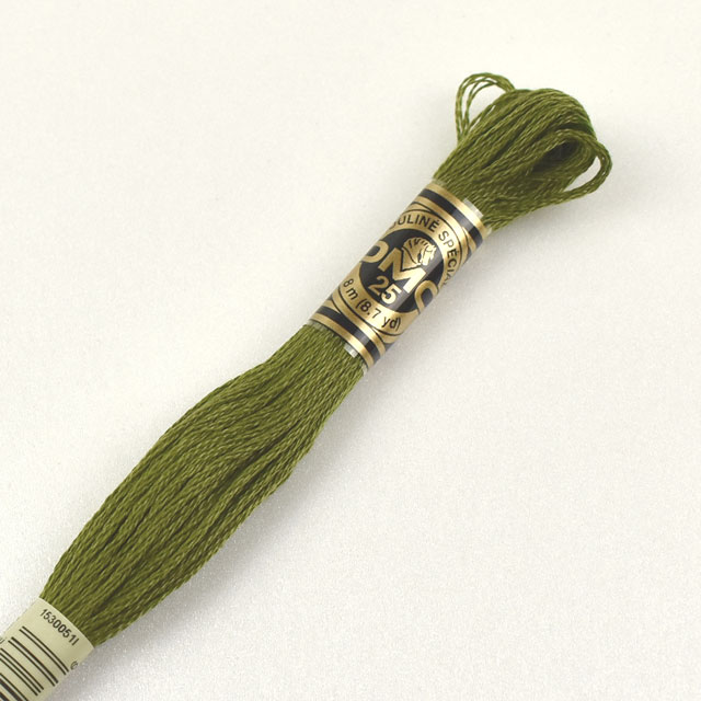 刺しゅう材料 DMC 刺繍糸 25番 色番469 (H)_5a_