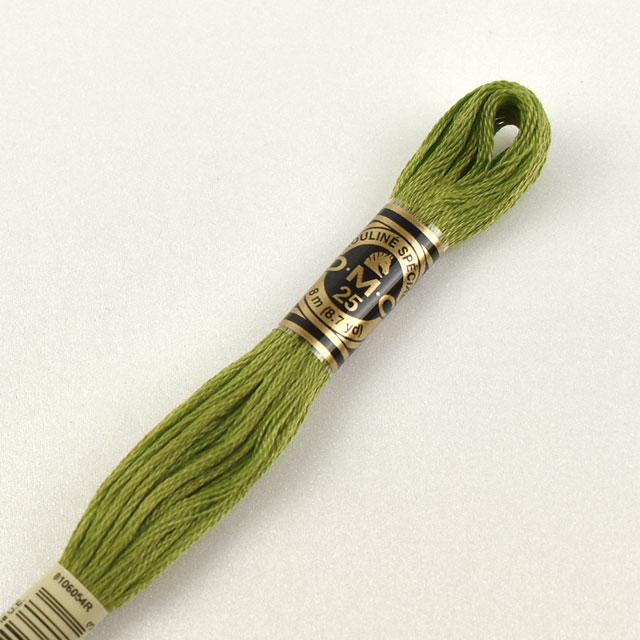 刺しゅう材料 DMC 刺繍糸 25番 色番470 06Bg99_