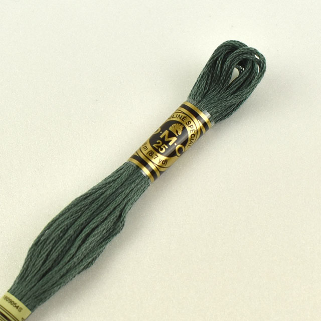刺しゅう材料 DMC 刺繍糸 25番 色番501 (H)_5a_
